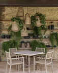 Stackable Armchair Mieke | Teak Natural Grey / PE Wicker Sand