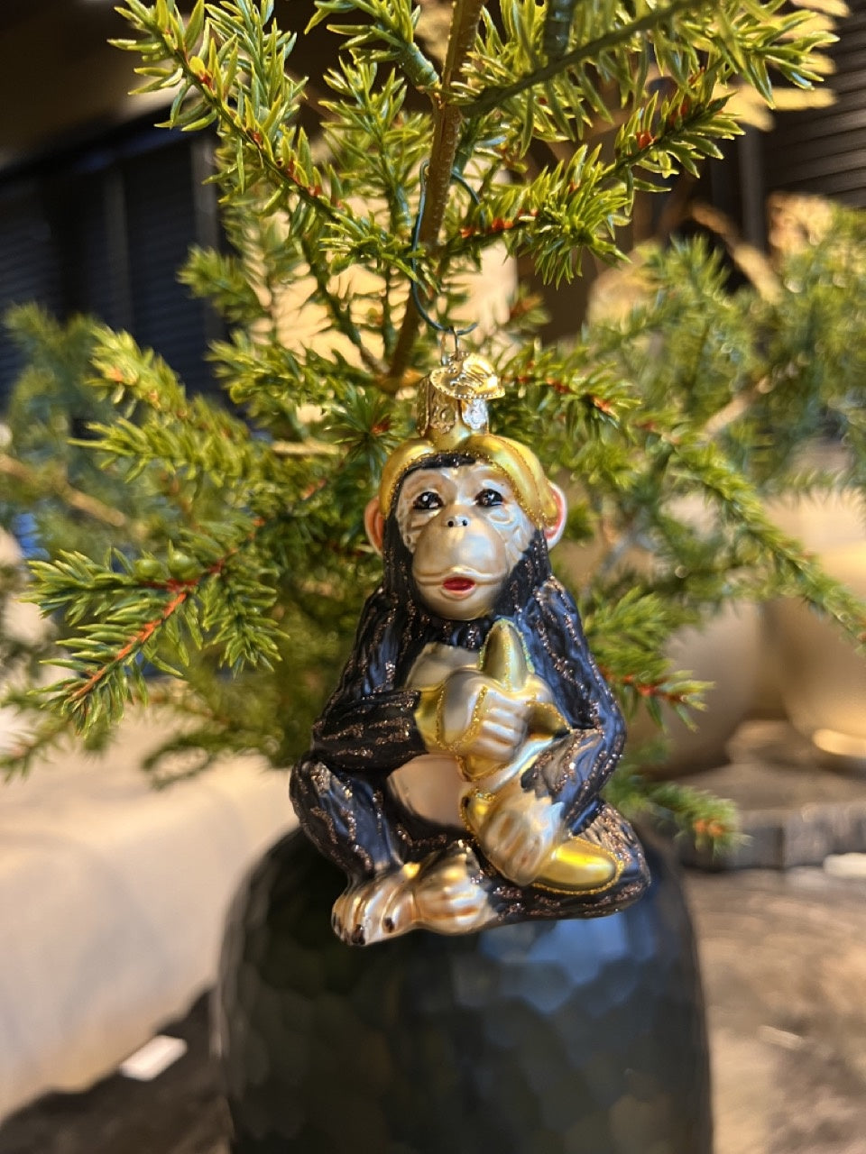 Chimpansee | Kerst ornament