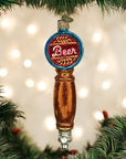 Kerst ornament | Biertap | 14 cm - NU PUUR & GROEN