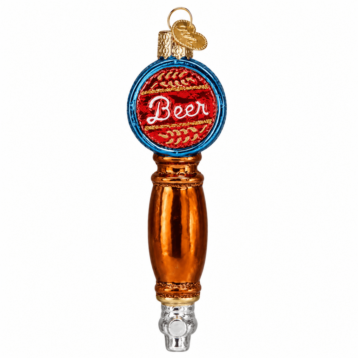 Kerst ornament | Biertap | 14 cm - NU PUUR & GROEN