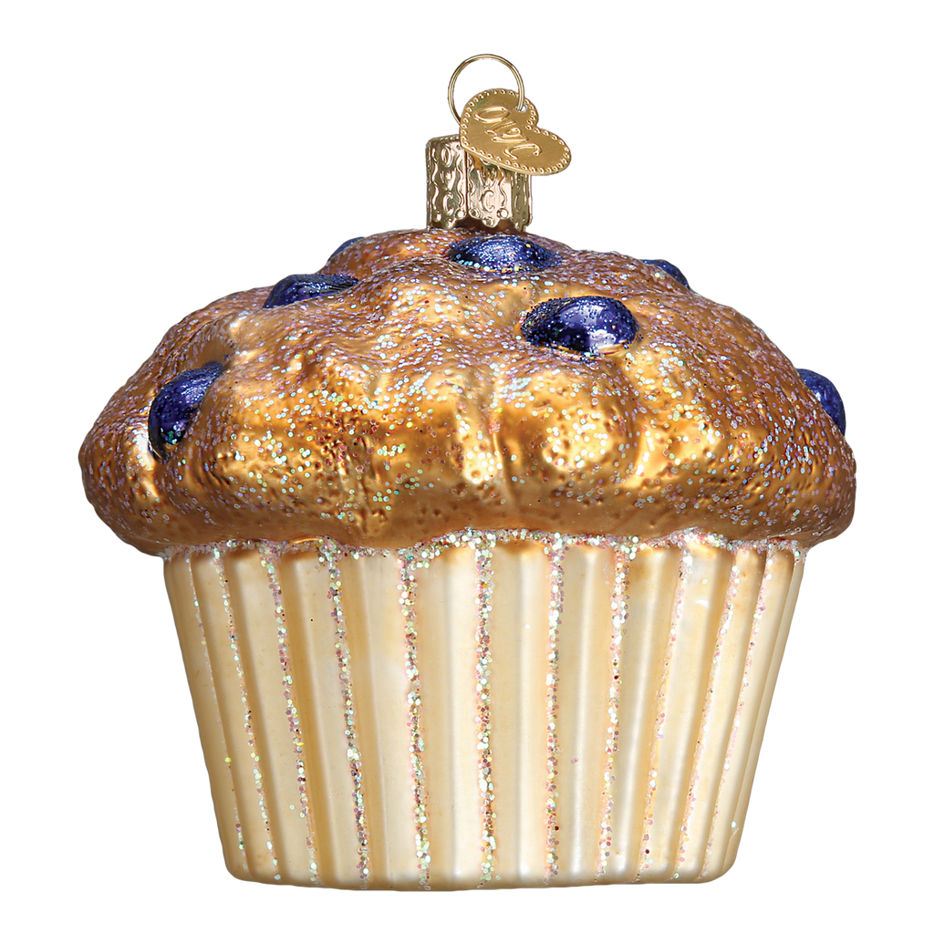 Kerst ornament | Blueberry muffin | 8 cm - NU PUUR & GROEN