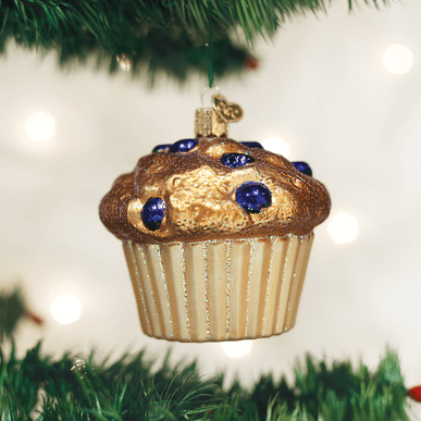 Kerst ornament | Blueberry muffin | 8 cm - NU PUUR & GROEN
