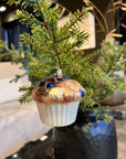 Kerst ornament | Blueberry muffin | 8 cm - NU PUUR & GROEN