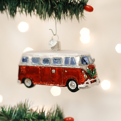 Kerst ornament | Camperbus | 9 cm - NU PUUR & GROEN
