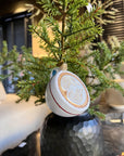 Kerst ornament | Cappuccino | 8 cm - NU PUUR & GROEN