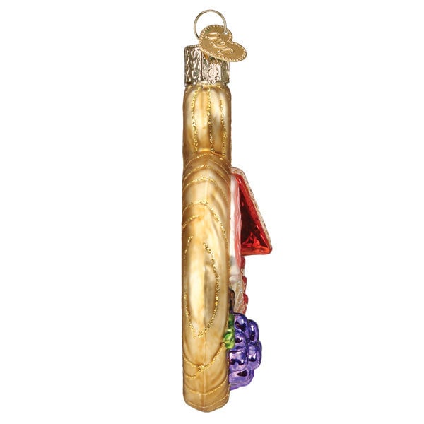 Kerst ornament | Charcuterieplank | 11 cm - NU PUUR & GROEN