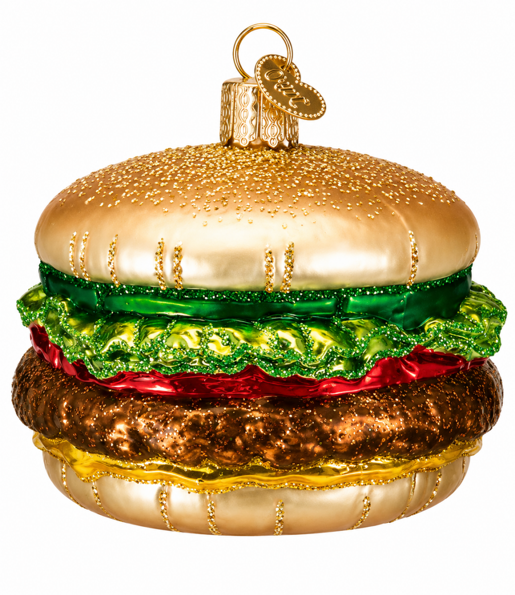 Kerst ornament | Cheeseburger | 6 cm - NU PUUR & GROEN