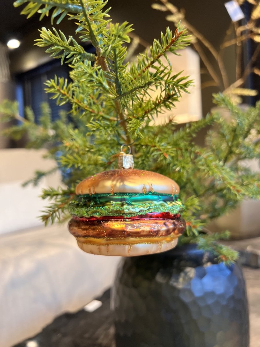 Kerst ornament | Cheeseburger | 6 cm - NU PUUR & GROEN