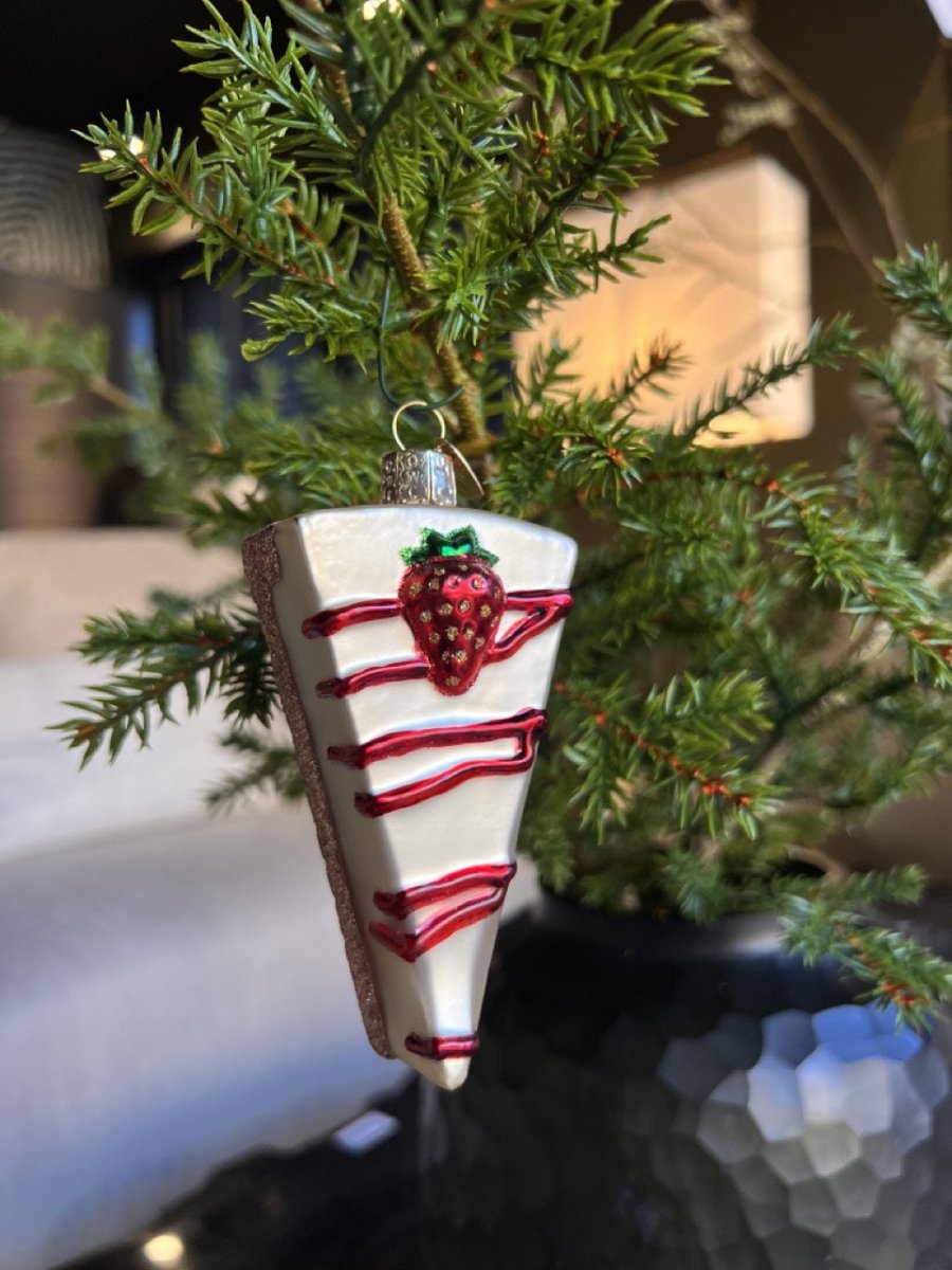 Kerst ornament | Cheesecake | 10 cm - NU PUUR & GROEN