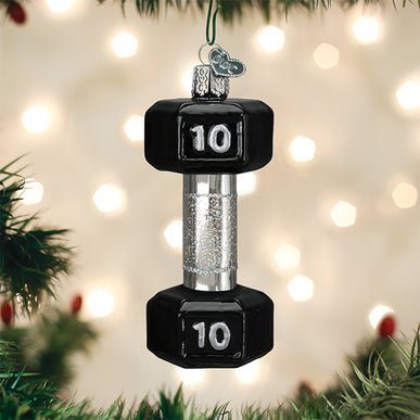 Kerst ornament | Dumbbell | 10 cm - NU PUUR & GROEN