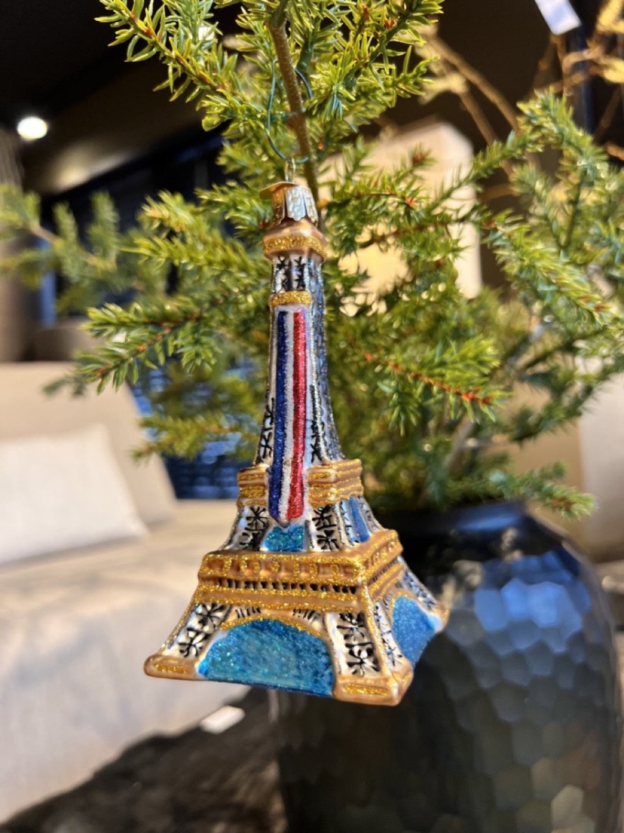 Kerst ornament | Eiffeltoren | 13 cm - NU PUUR & GROEN