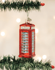 Kerst ornament | Engelse telefooncel | 10 cm - NU PUUR & GROEN