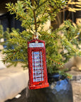 Kerst ornament | Engelse telefooncel | 10 cm - NU PUUR & GROEN