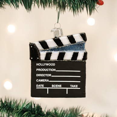 Kerst ornament | Filmklapper | 11 cm - NU PUUR & GROEN