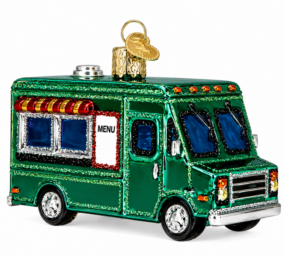 Kerst ornament | Foodtruck | 9 cm - NU PUUR & GROEN