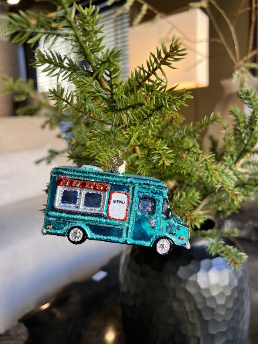 Kerst ornament | Foodtruck | 9 cm - NU PUUR & GROEN