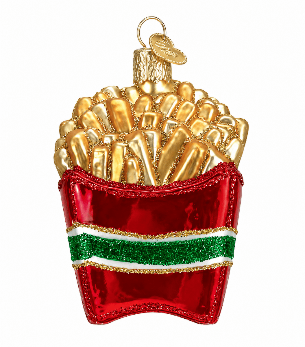 Kerst ornament | Franse frietjes | 11 cm - NU PUUR & GROEN