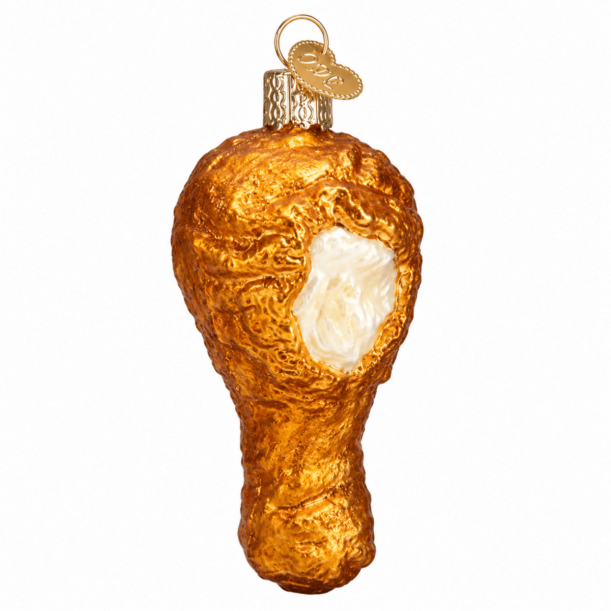 Kerst ornament | Gefrituurde Kipdrumstick | 10 cm - NU PUUR & GROEN