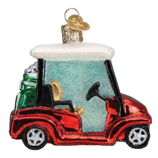 Kerst ornament | Golfkar | 9 cm - NU PUUR & GROEN