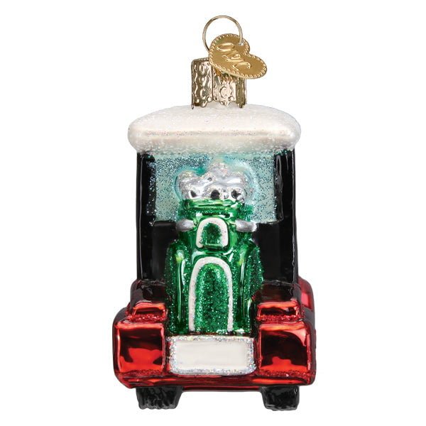 Kerst ornament | Golfkar | 9 cm - NU PUUR & GROEN