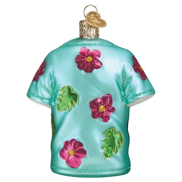 Kerst ornament | Hawaïaans Overhemd | 11 cm - NU PUUR & GROEN