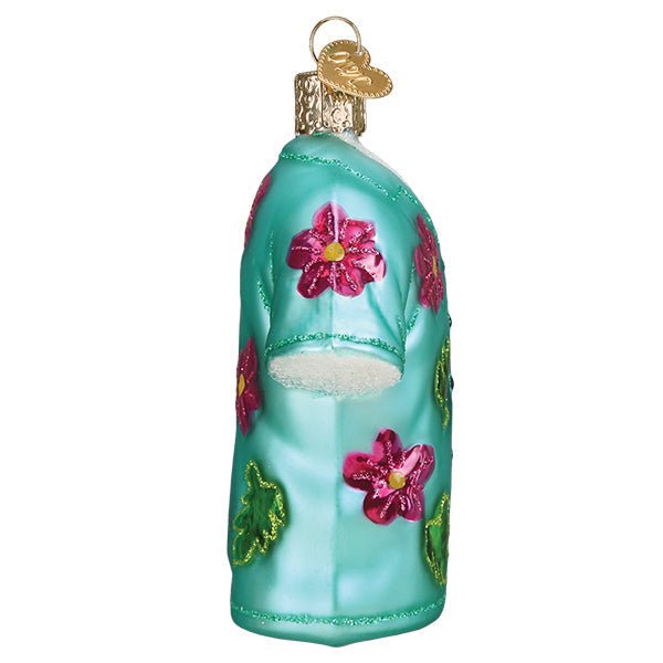 Kerst ornament | Hawaïaans Overhemd | 11 cm - NU PUUR & GROEN