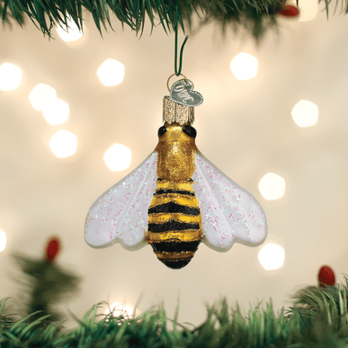 Kerst ornament | Honingbij | 6 cm - NU PUUR & GROEN