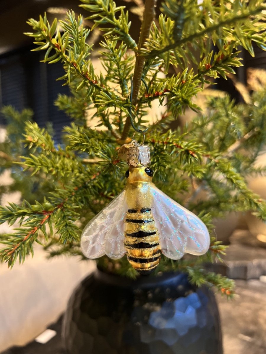 Kerst ornament | Honingbij | 6 cm - NU PUUR & GROEN