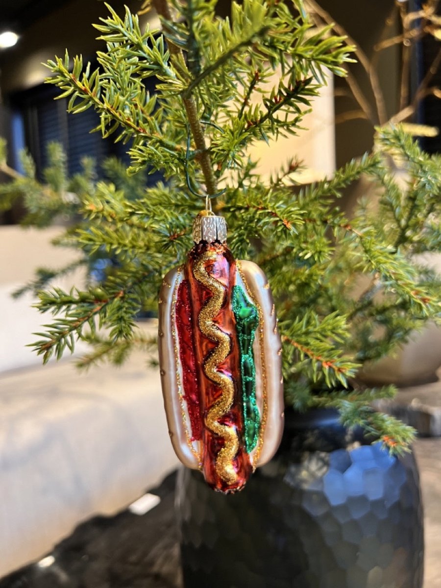 Kerst ornament | Hotdog | 11 cm - NU PUUR & GROEN