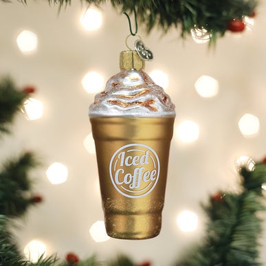 Kerst ornament | IJskoffie | 10 cm - NU PUUR & GROEN