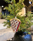 Kerst ornament | Kersentaart punt | 10 cm - NU PUUR & GROEN