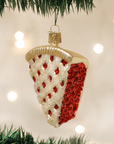 Kerst ornament | Kersentaart punt | 10 cm - NU PUUR & GROEN