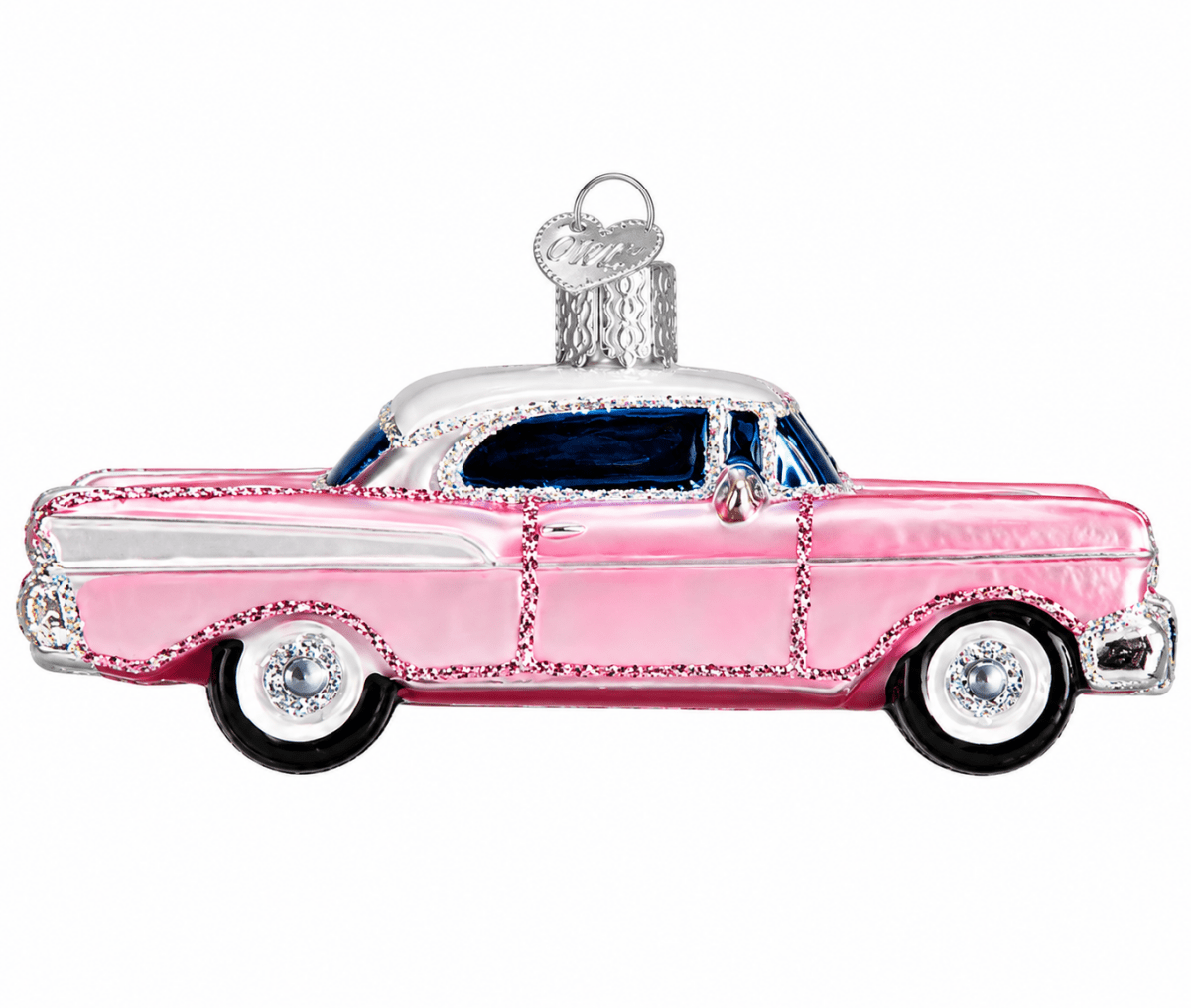 Kerst ornament | Klassieke Auto | 8 cm - NU PUUR &amp; GROEN