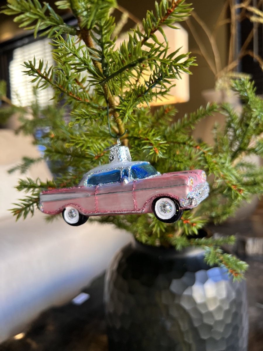 Kerst ornament | Klassieke Auto | 8 cm - NU PUUR &amp; GROEN