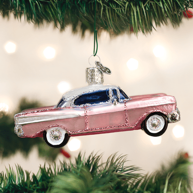 Kerst ornament | Klassieke Auto | 8 cm - NU PUUR &amp; GROEN