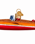 Kerst ornament | Klassieke Houten Boot | 9 cm - NU PUUR & GROEN