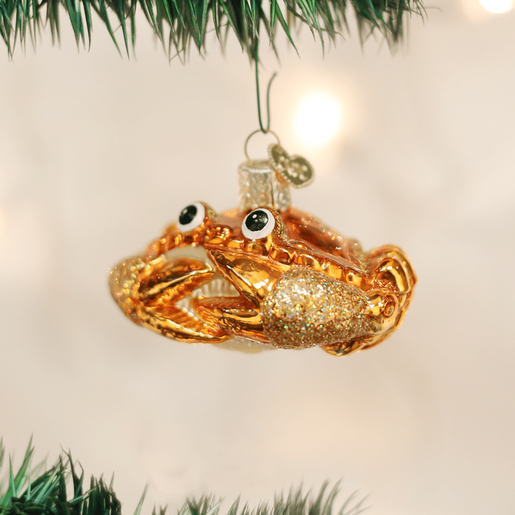 Kerst ornament | Krab | 7 cm - NU PUUR & GROEN