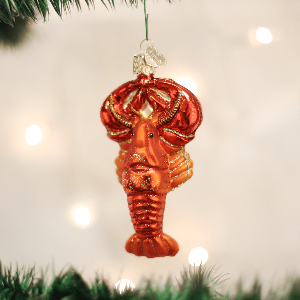 Kerst ornament | Kreeft | 11 cm - NU PUUR & GROEN
