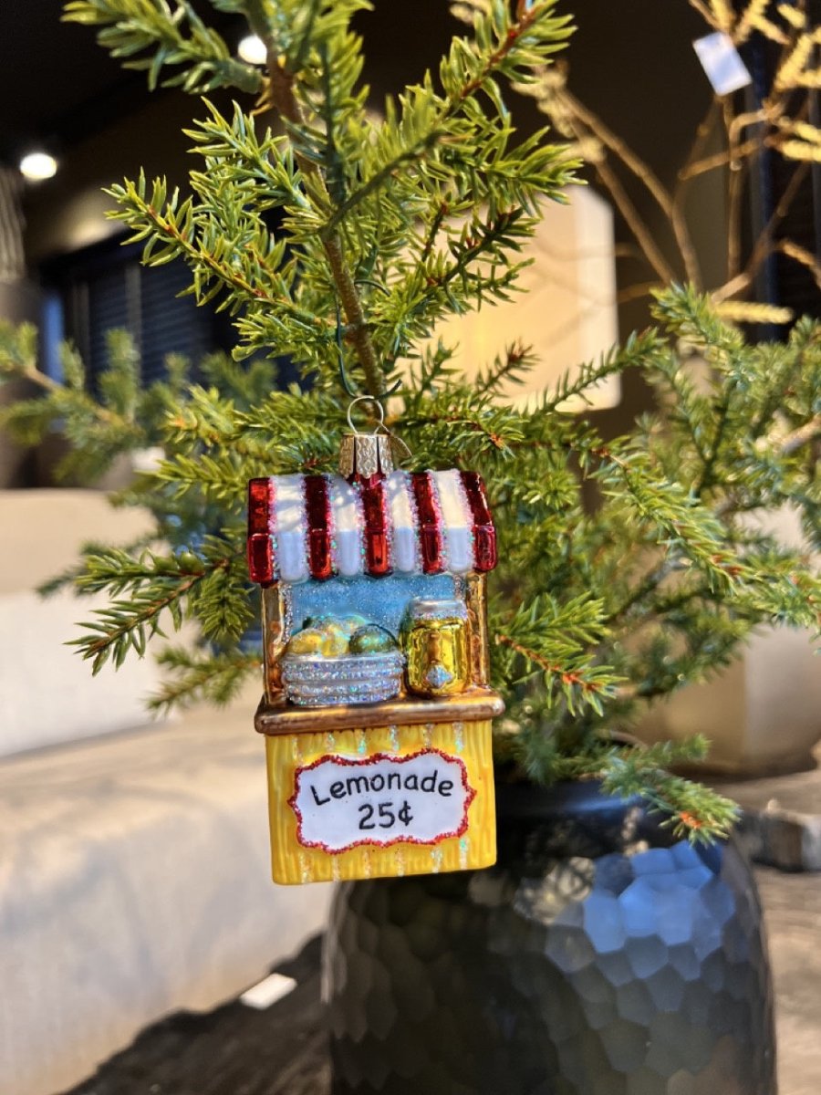 Kerst ornament | Limonadekraam | 11 cm - NU PUUR & GROEN