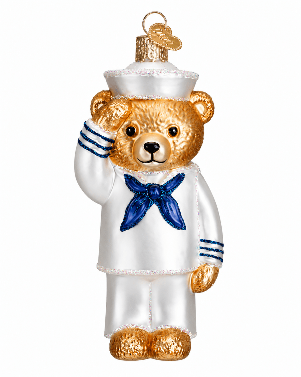 Kerst ornament | Marine beer | 11 cm - NU PUUR & GROEN
