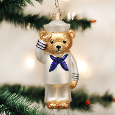 Kerst ornament | Marine beer | 11 cm - NU PUUR & GROEN