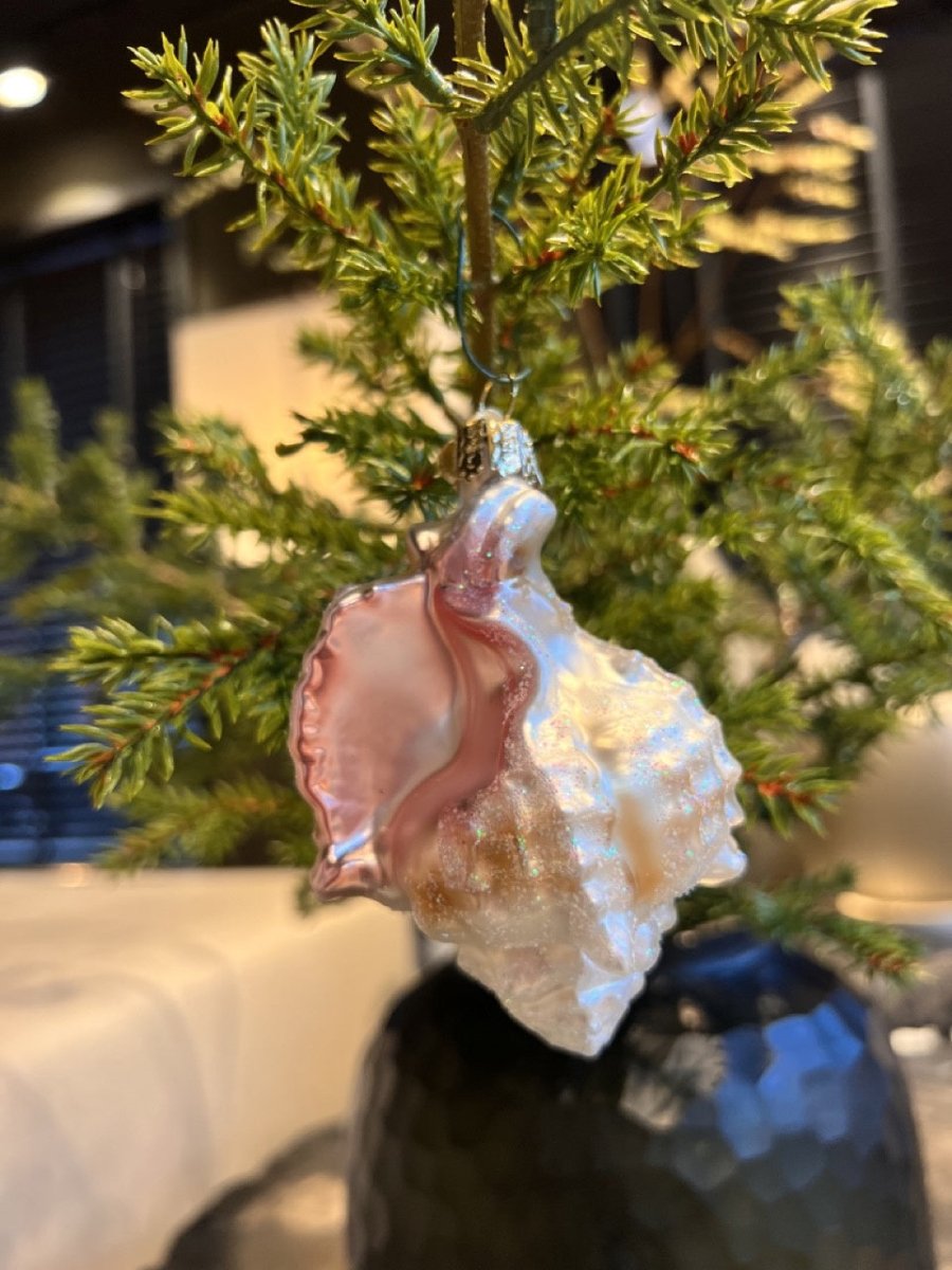 Kerst ornament | Mexicaanse schelp | 11 cm - NU PUUR & GROEN