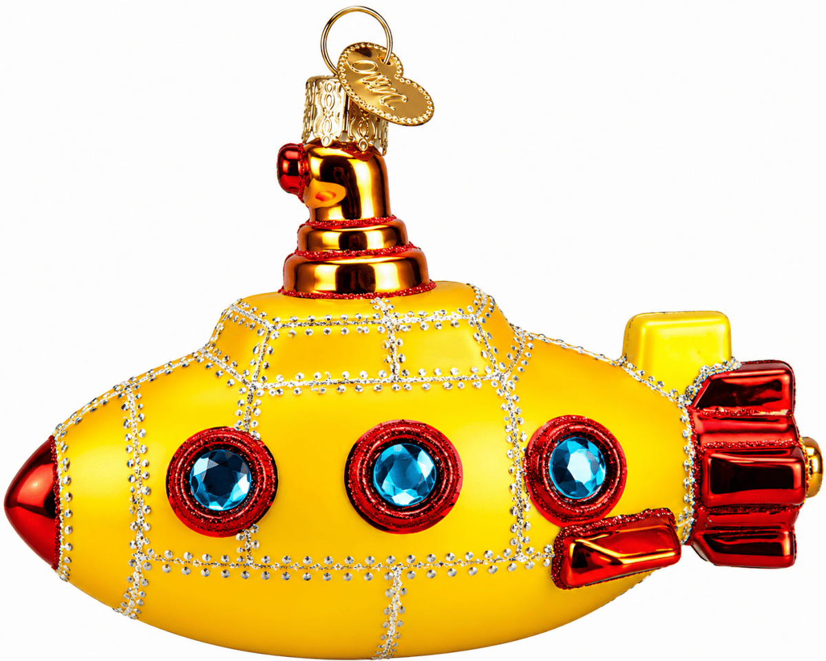 Kerst ornament | Onderzeeboot | 11 cm - NU PUUR & GROEN