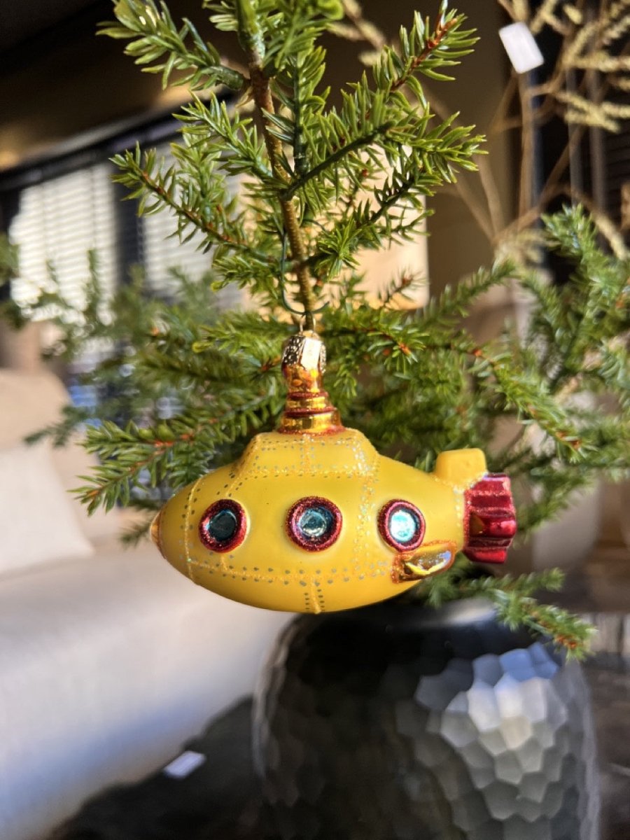 Kerst ornament | Onderzeeboot | 11 cm - NU PUUR & GROEN