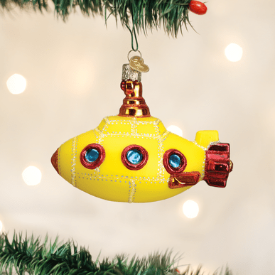 Kerst ornament | Onderzeeboot | 11 cm - NU PUUR & GROEN