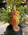 Kerst ornament | Oranje zeepaardje | 13 cm - NU PUUR & GROEN