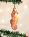 Kerst ornament | Oranje zeepaardje | 13 cm - NU PUUR & GROEN
