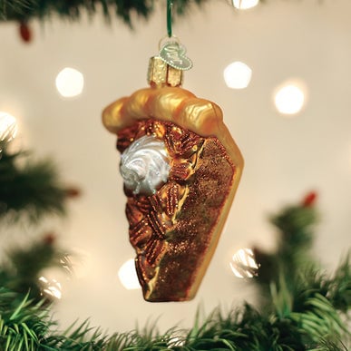 Kerst ornament | Pecantaart | 9 cm - NU PUUR & GROEN