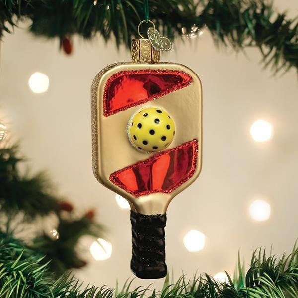 Kerst ornament | Pickleball Racket | 11 cm - NU PUUR & GROEN