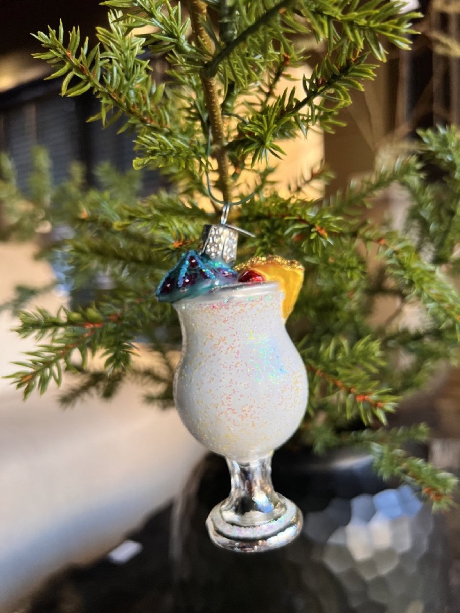 Kerst ornament | Piña Colada | 11 cm - NU PUUR & GROEN